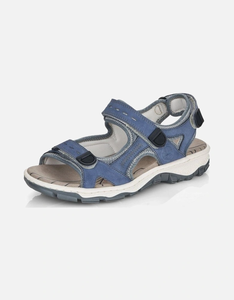 Ladies Walking Sandals 68874 14 Blue