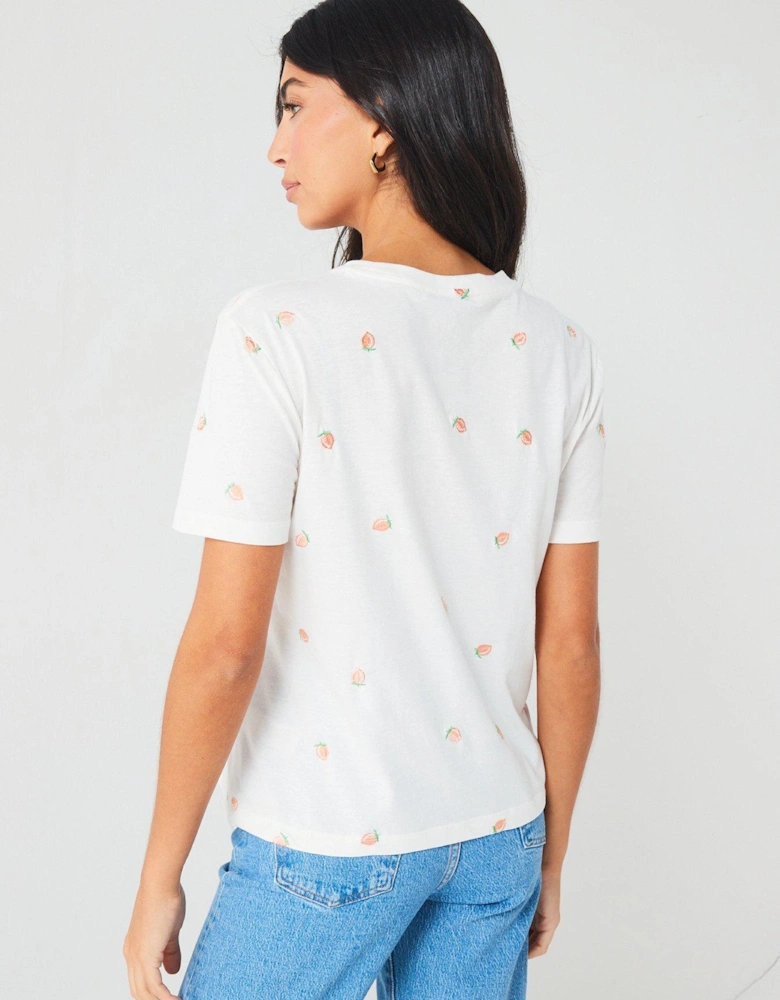 Embroidered Tshirt - Print