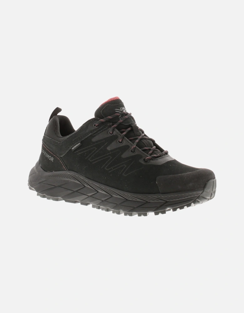 Womens Walking Boots Goshawk Low Wt Leather Lace Up black UK Size