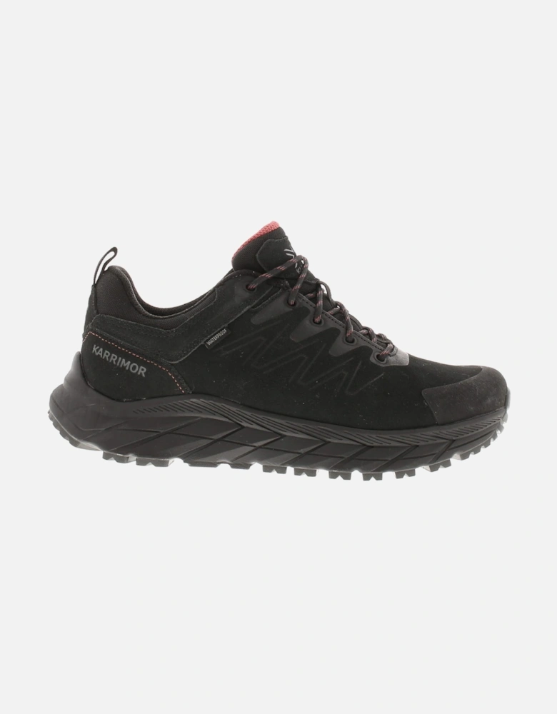 Womens Walking Boots Goshawk Low Wt Leather Lace Up black UK Size