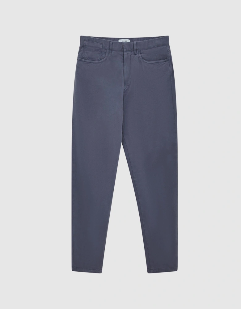 Brushed Cotton Relaxed Fit Trousers