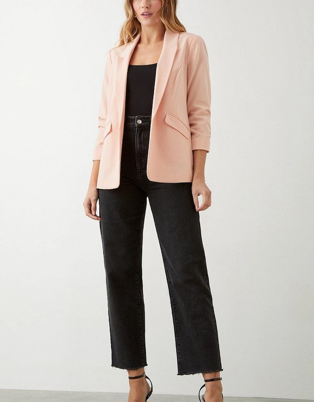 Womens/Ladies Ruched Blazer