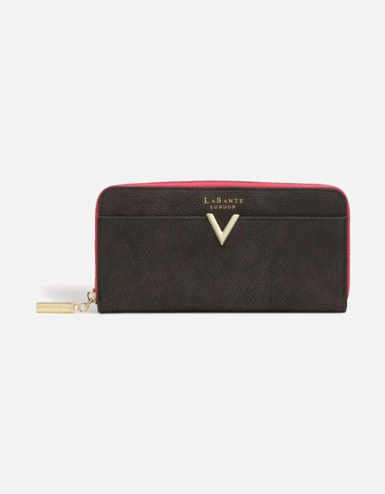 Kindness Dark Grey Vegan Two-Tone Wallet