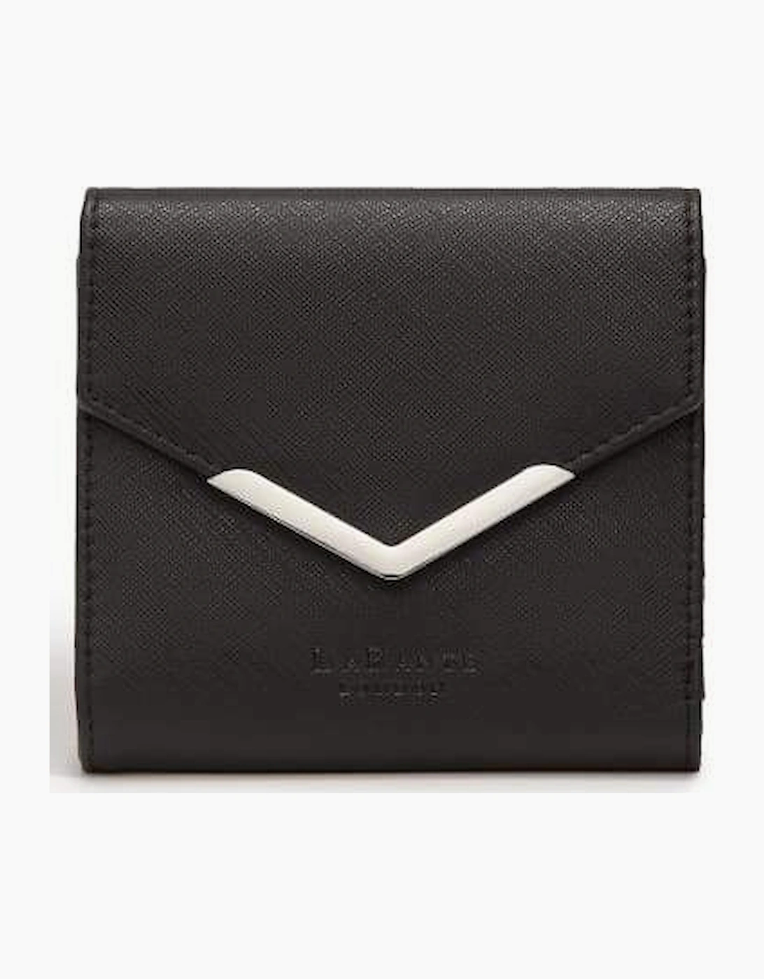 Labante London Women's Diana Black Small Vegan Bifold Purse