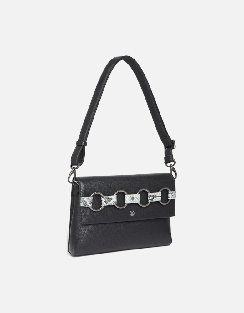 Alder Black Clutch & Cross-Body Bag