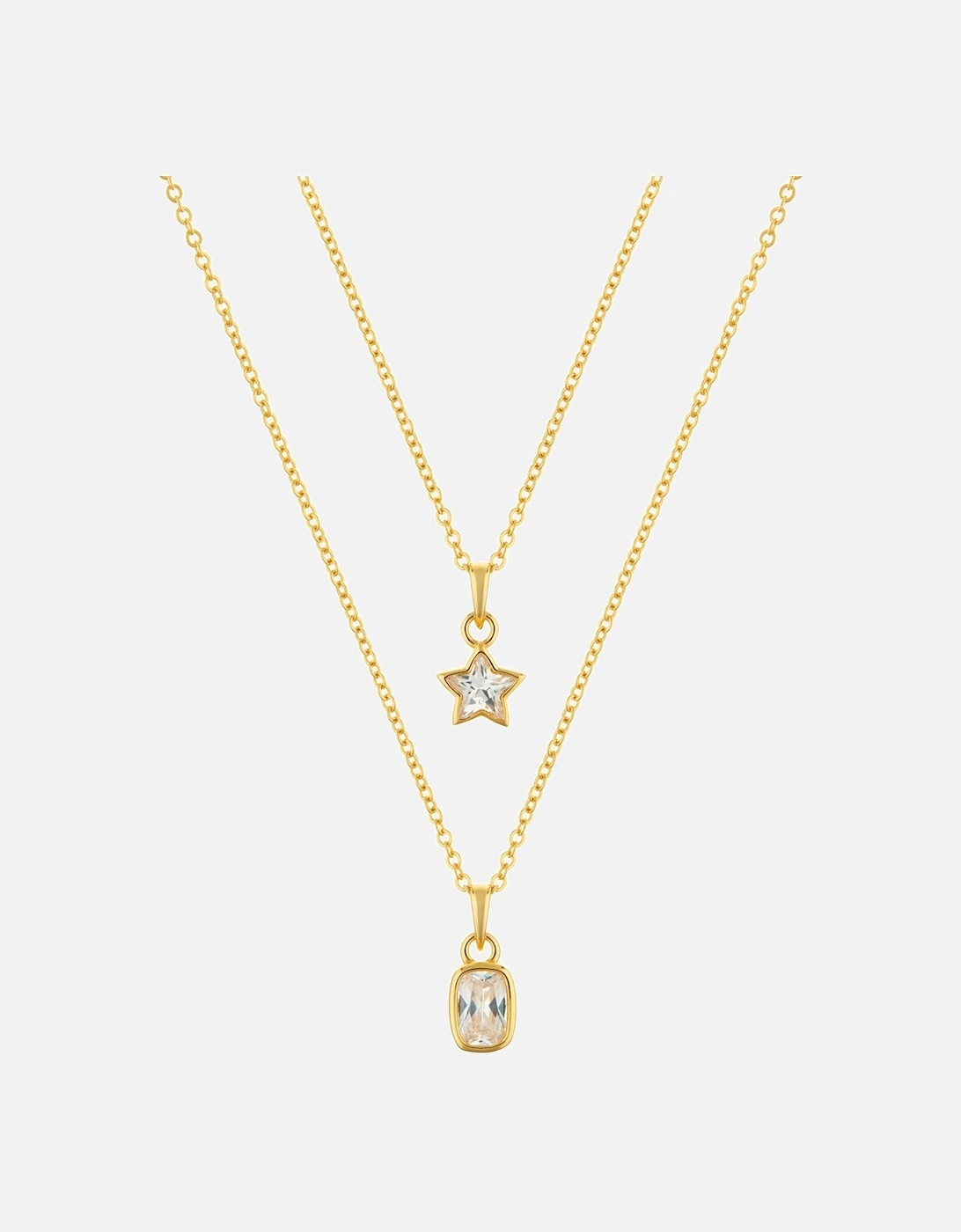 Divine Star Gold plated sterling silver Necklace
