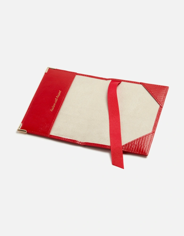 Nutcombe Red Passport Holder & bi-fold CC holder Gift Box