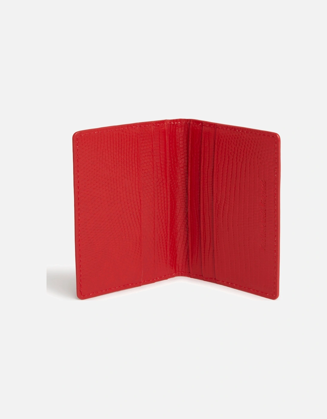 Nutcombe Red Passport Holder & bi-fold CC holder Gift Box