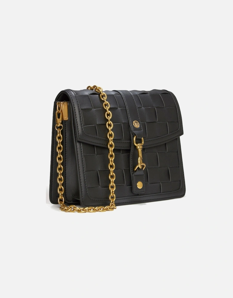 Daisy Black Vegan Shoulder & Crossbody Bag