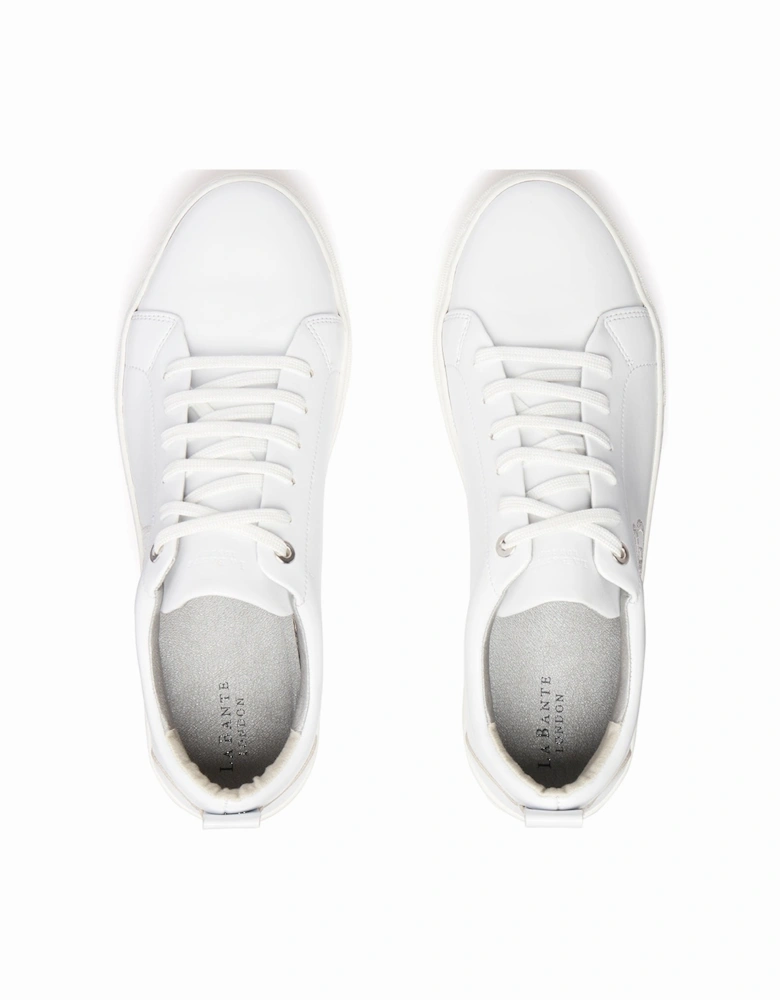 LB White Apple Leather Sneakers Men