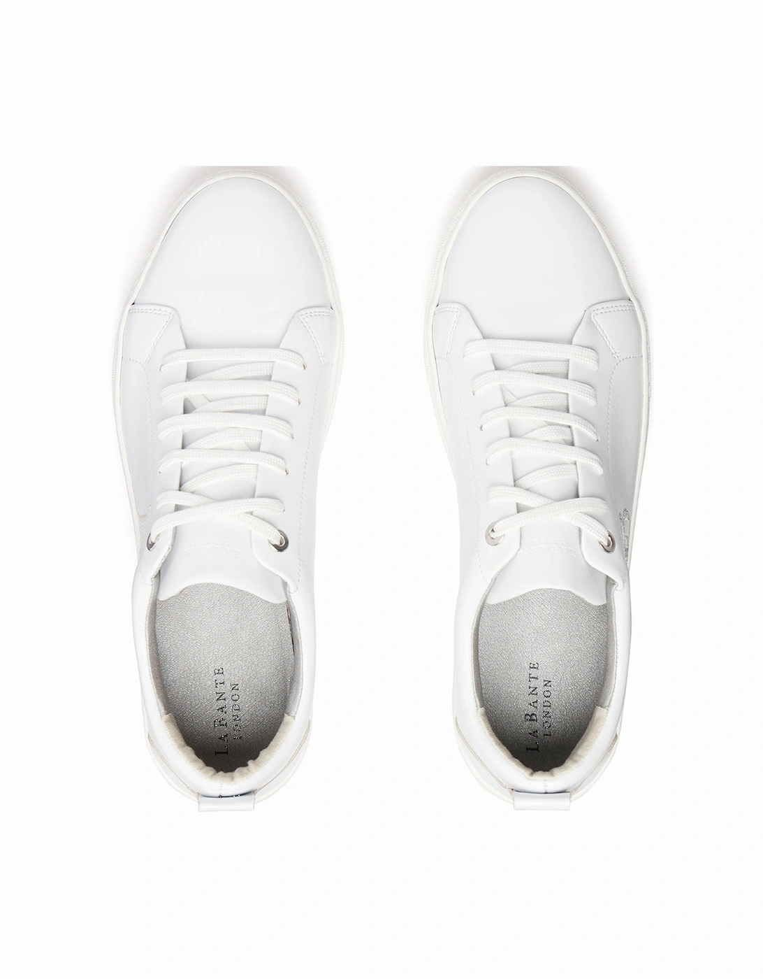 LB White Apple Leather Sneakers Men