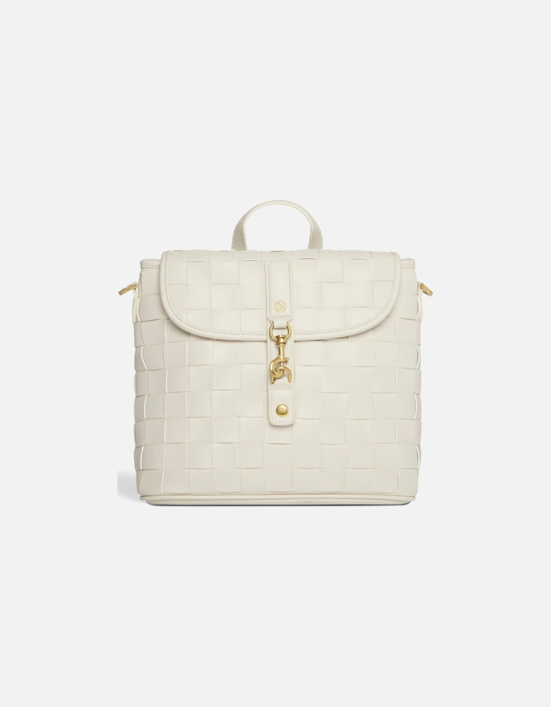 Rosie White Mini Vegan Backpack