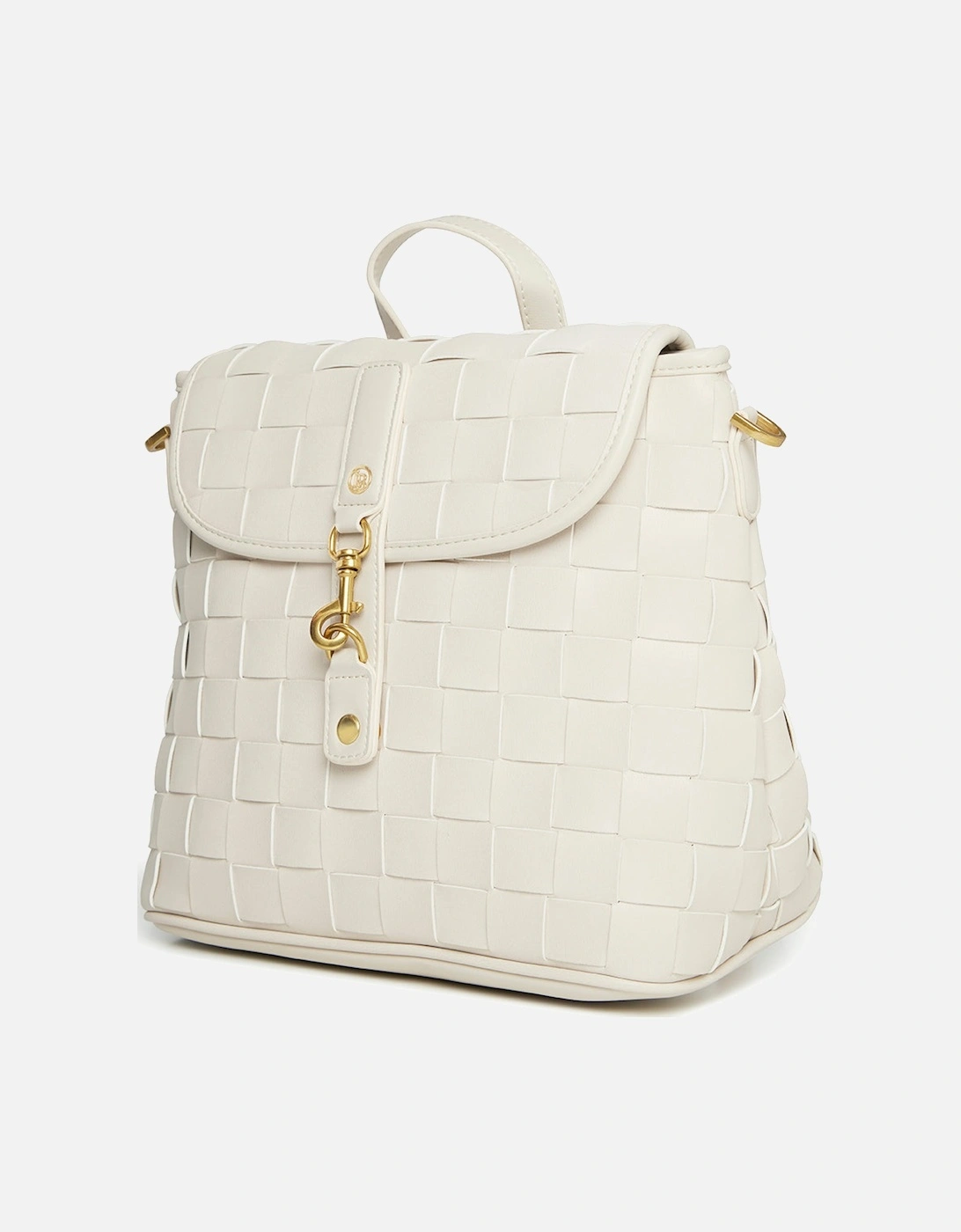 Rosie White Mini Vegan Backpack