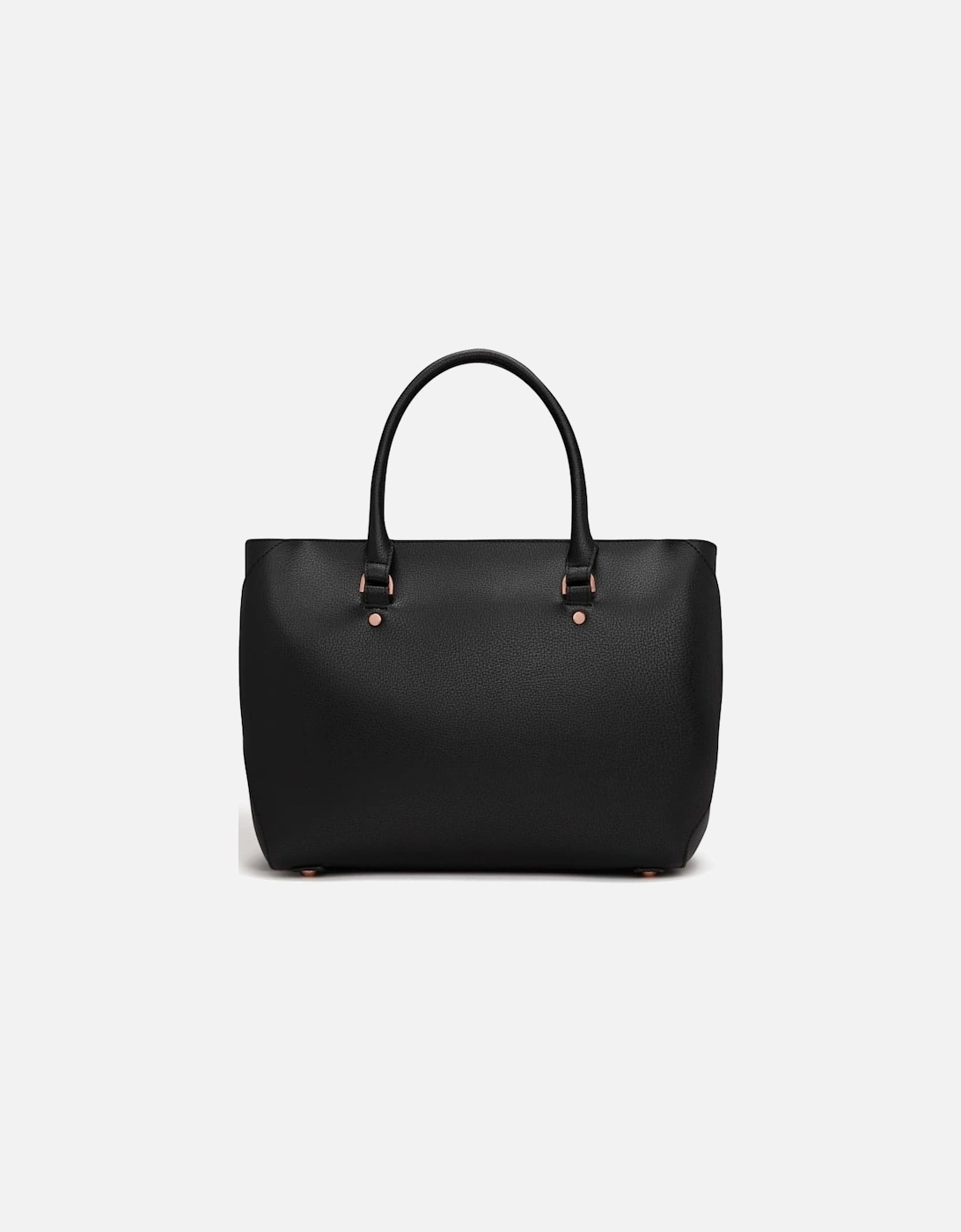 Sophie Black Vegan Tote Bag