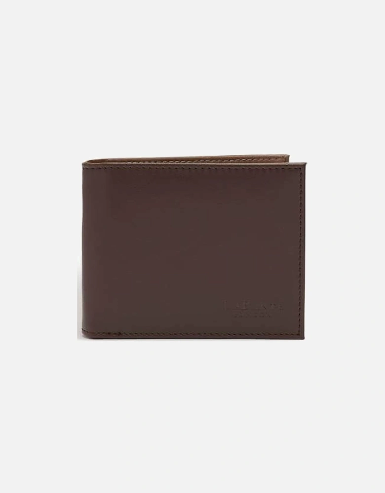 Brave Dark Brown Vegan Bifold Wallet