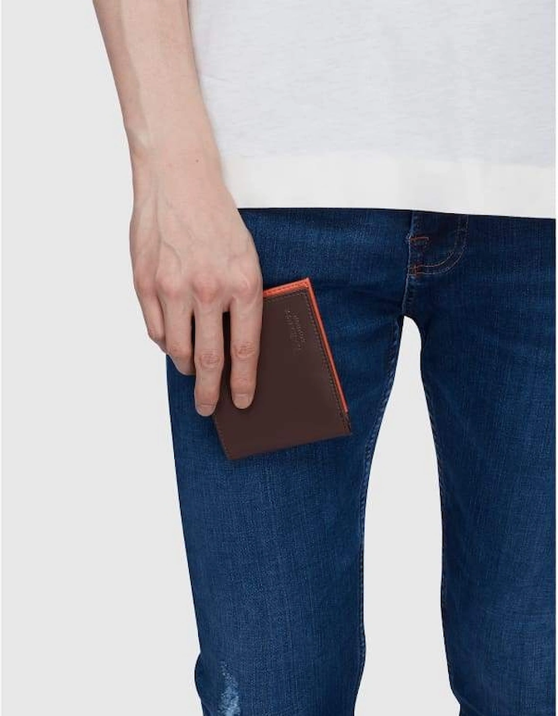 Brave Dark Brown Vegan Bifold Wallet