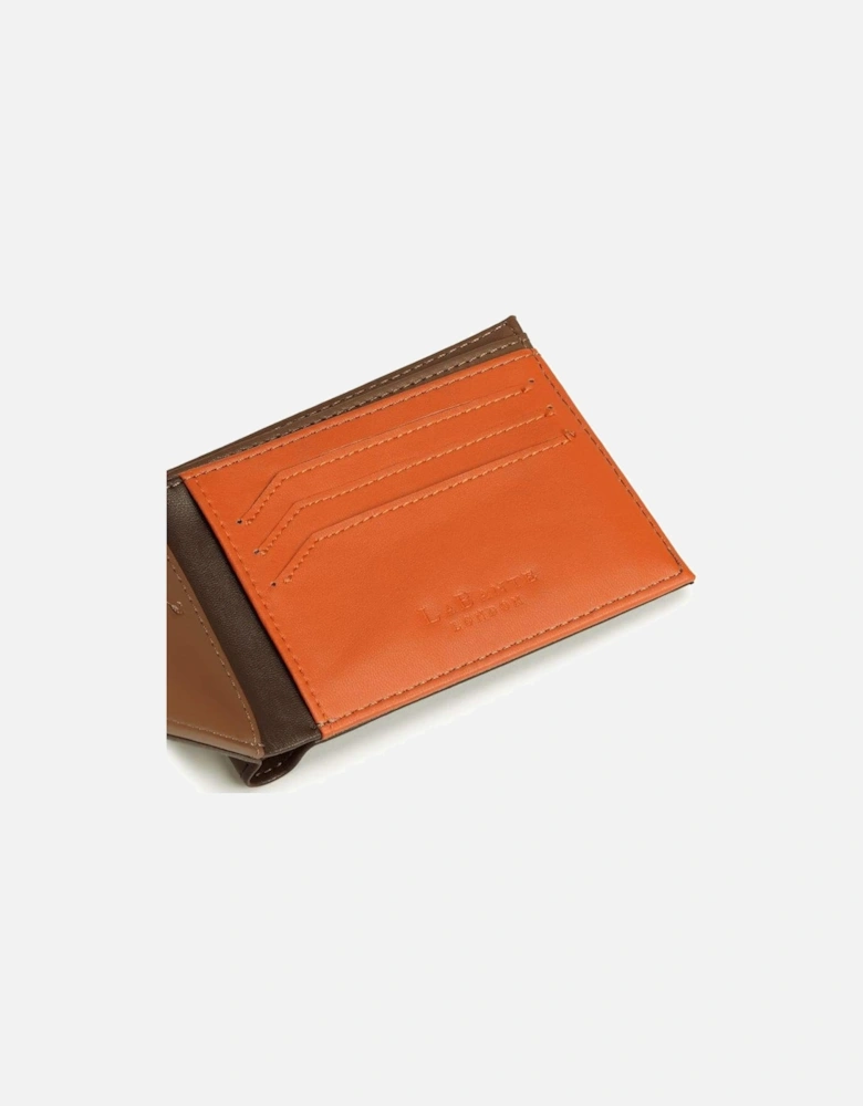 Brave Dark Brown Vegan Bifold Wallet