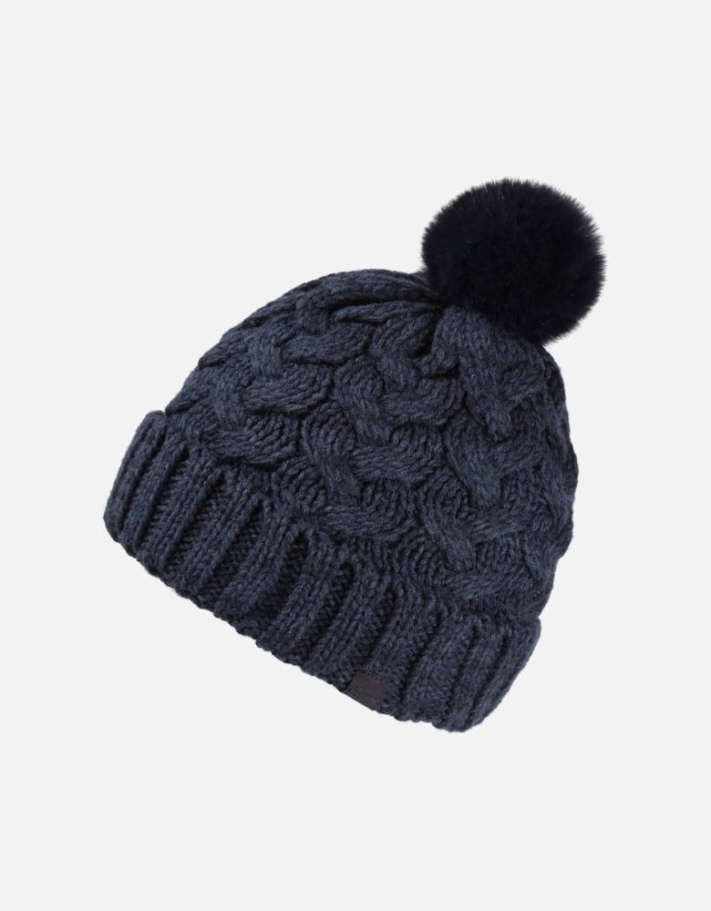 Womens Lovella V Chunky Cable knitted Hat