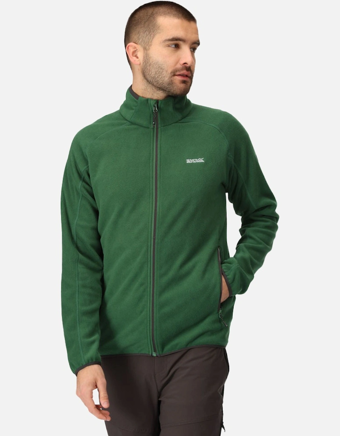 Mens Hadfield Full Zip Micro Fleece Jacket, 5 of 4