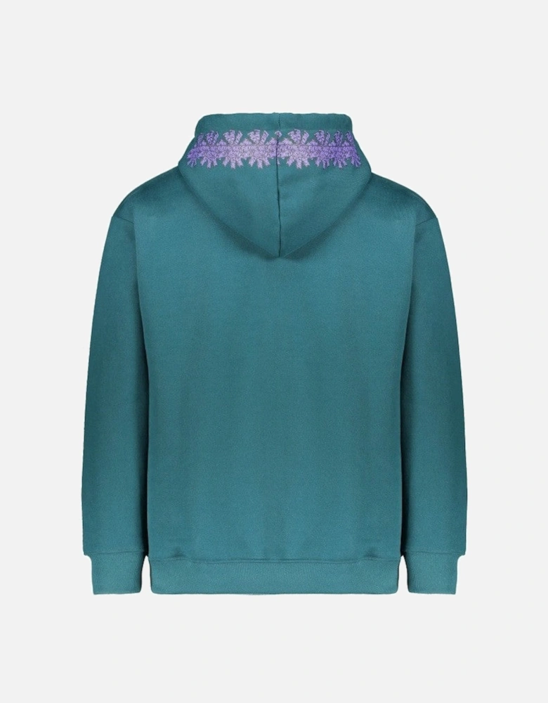 Spiral Arc Hoodie - Teal