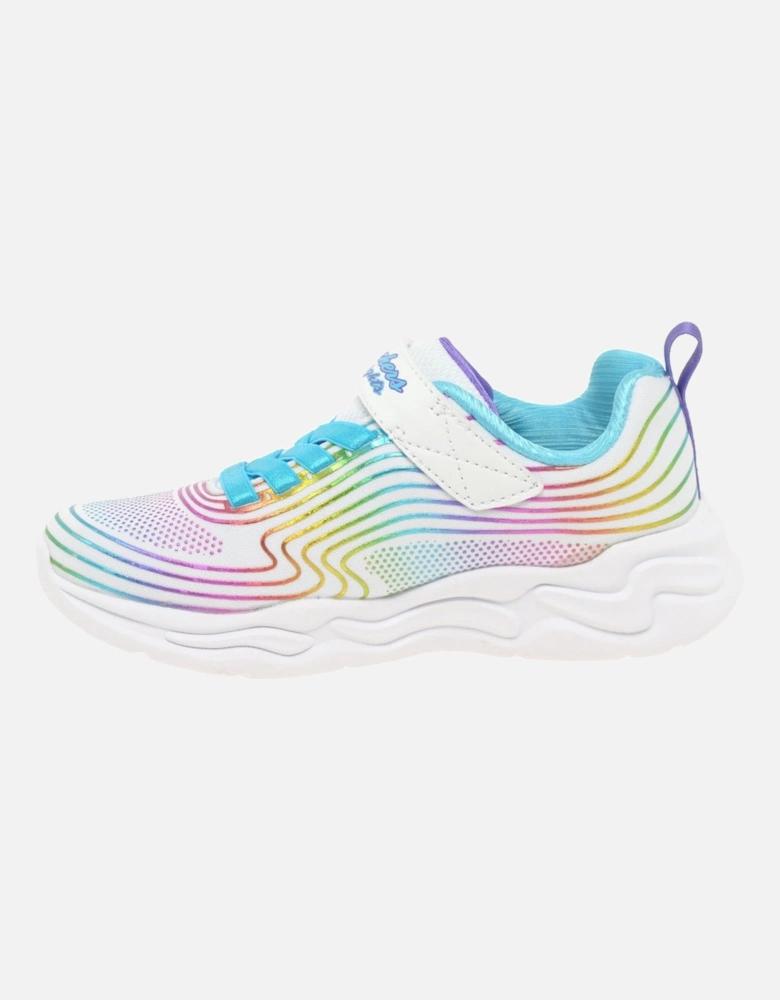 Wavy Beams Lights Girls Sports Trainers