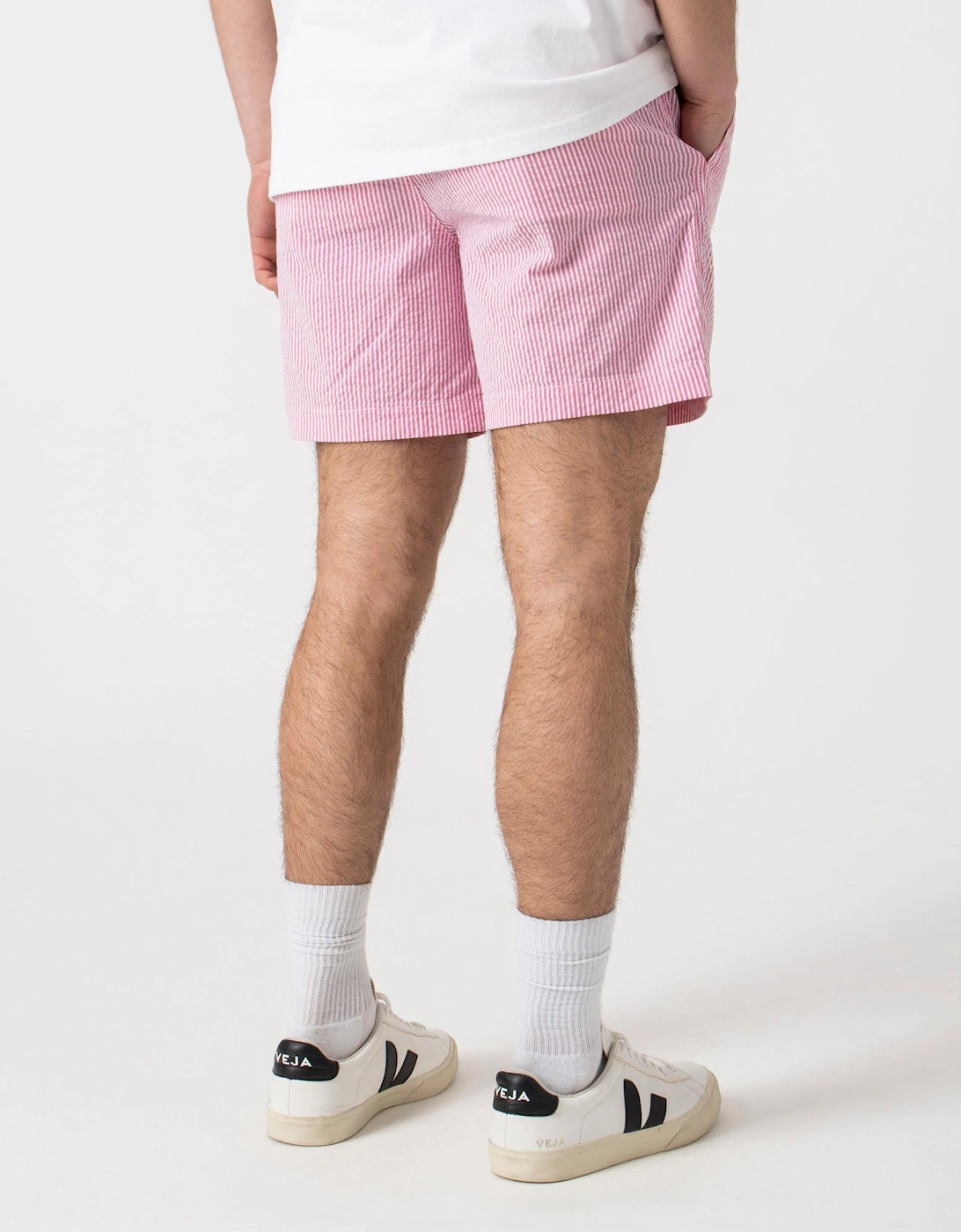 Classic Fit Twill Flat Front Shorts