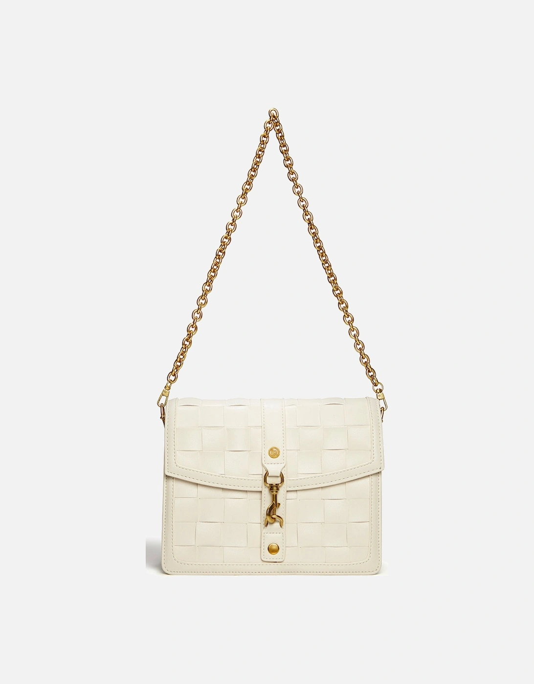 Daisy White Vegan Shoulder & Crossbody Bag