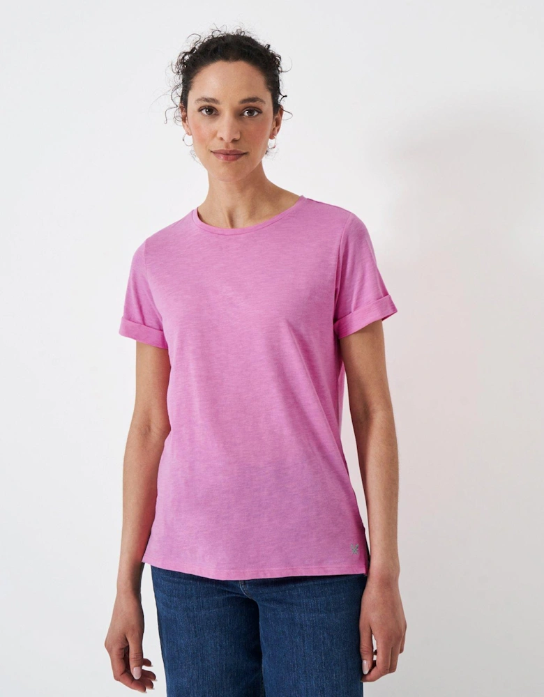 Perfect Crew Slub T-shirt - Pink