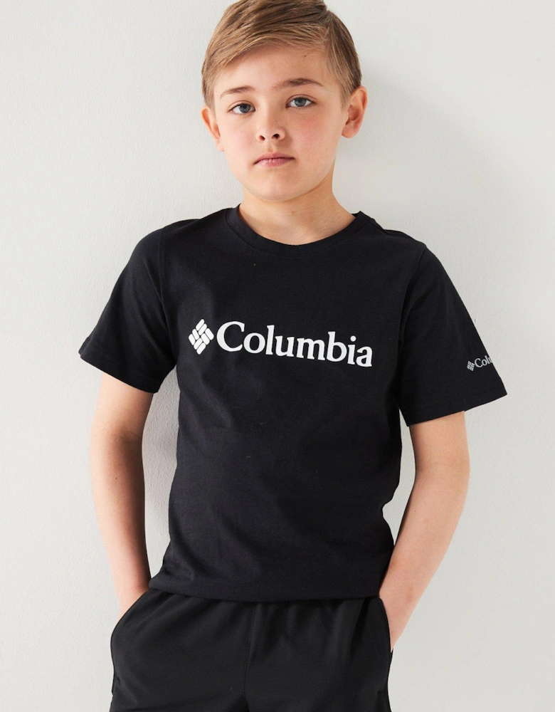 Youth Boys Valley Creek Short Sleeve Graphic T-Shirt - Black