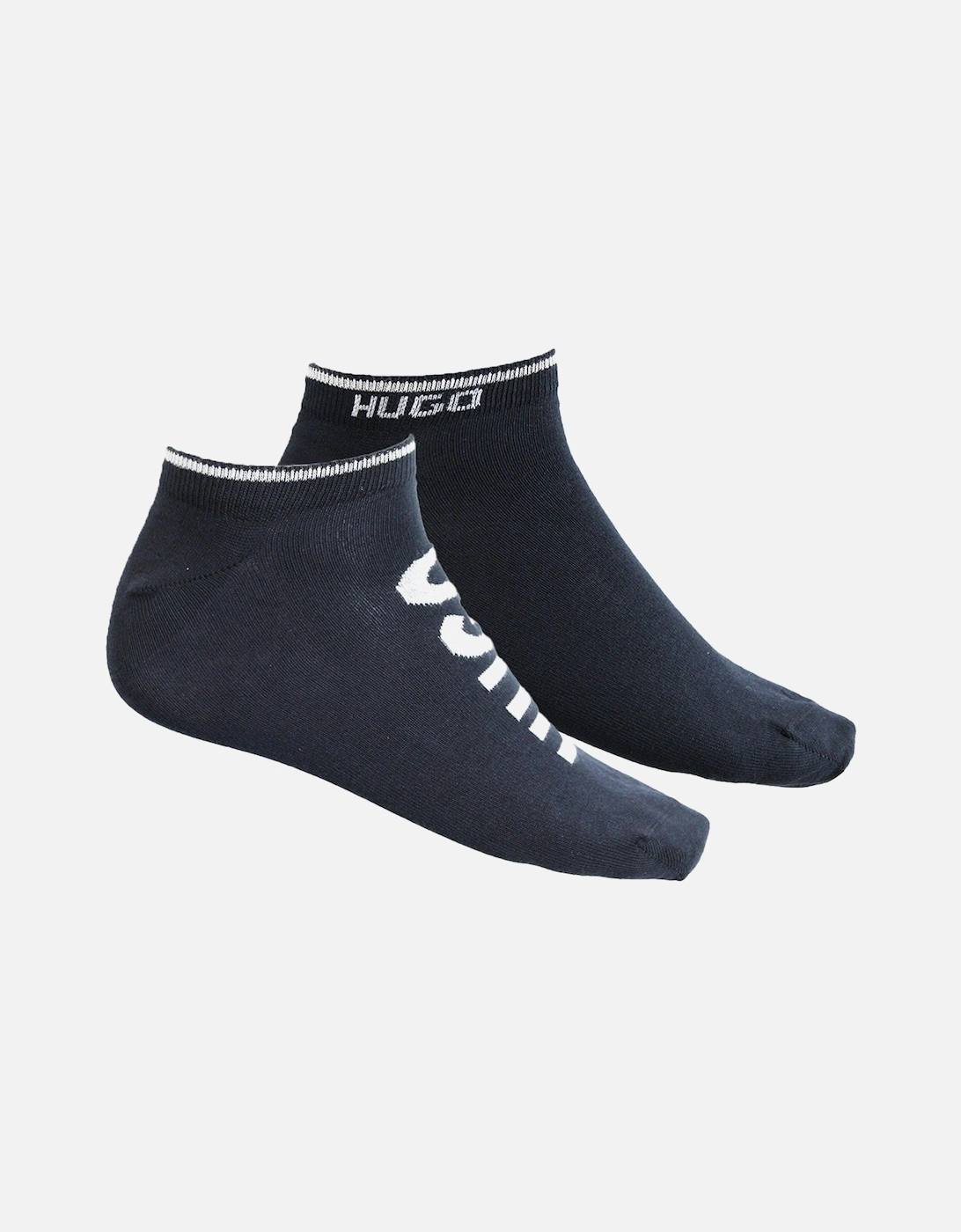 2-Pack Logo Trainer Socks, Navy, 5 of 4