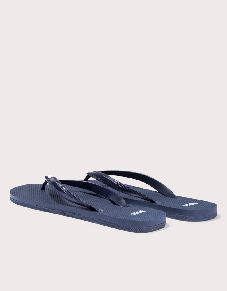 Tracy Branded Strap Flip Flops