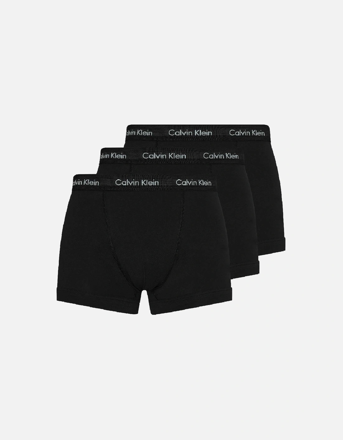 3 Pack Men's Cotton Stretch Trunks, 2 of 1