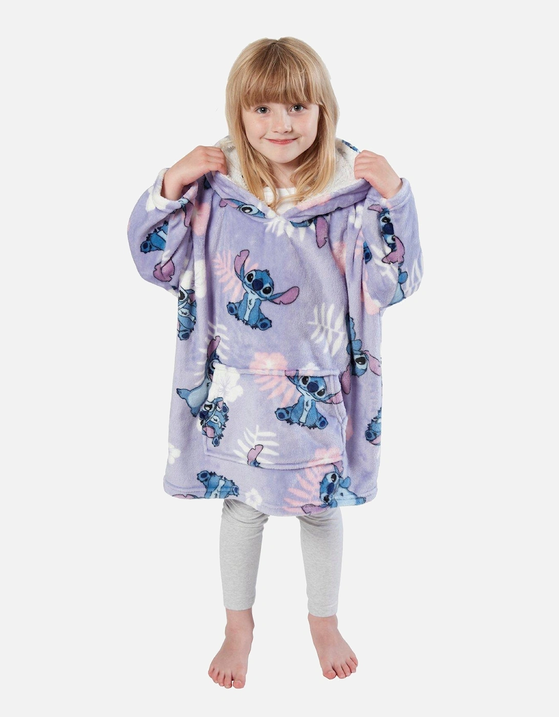 Lilo and Stitch Floral Hooded Blanket, 2 of 1