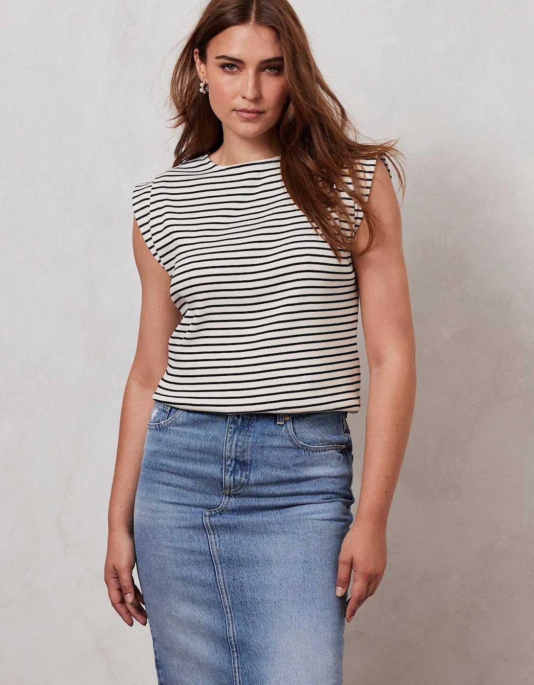 Stripe Extended Sleeve T-shirt, 2 of 1