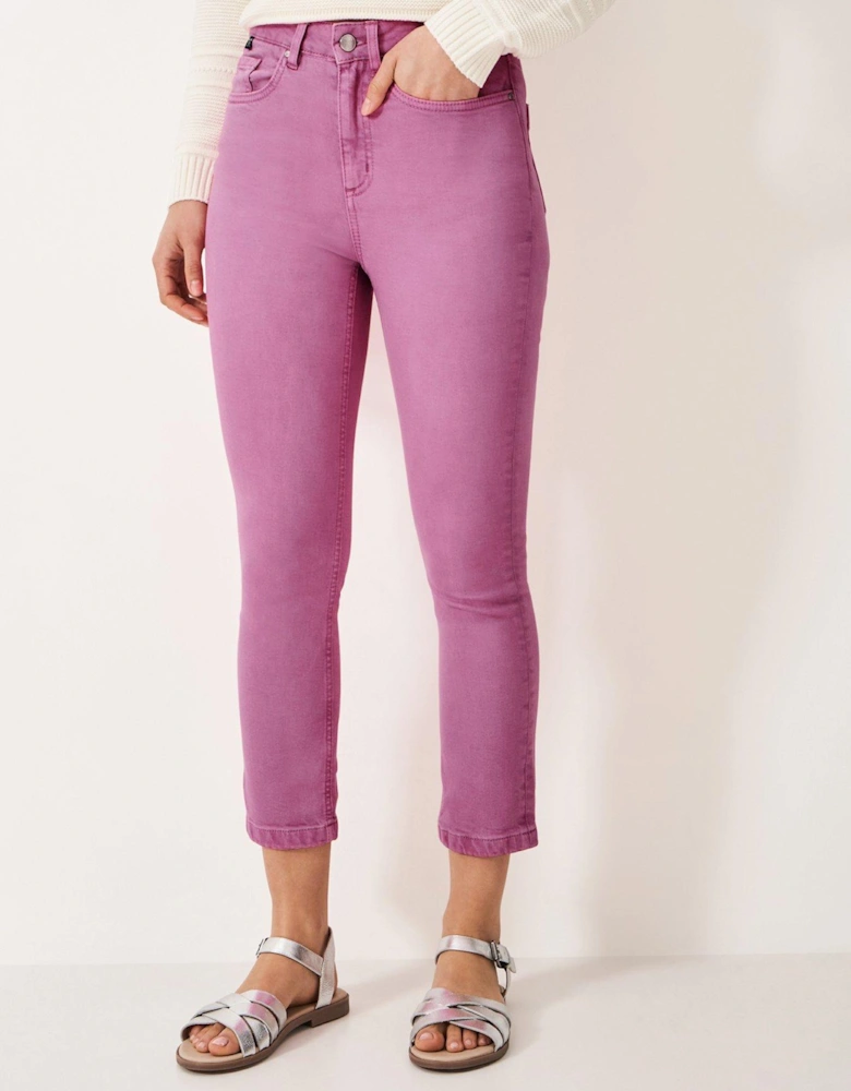 Cropped jeans - Pink