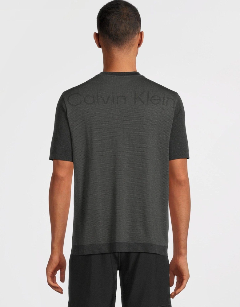 CK Sport Seamless Short Sleeve T-shirt - Black 