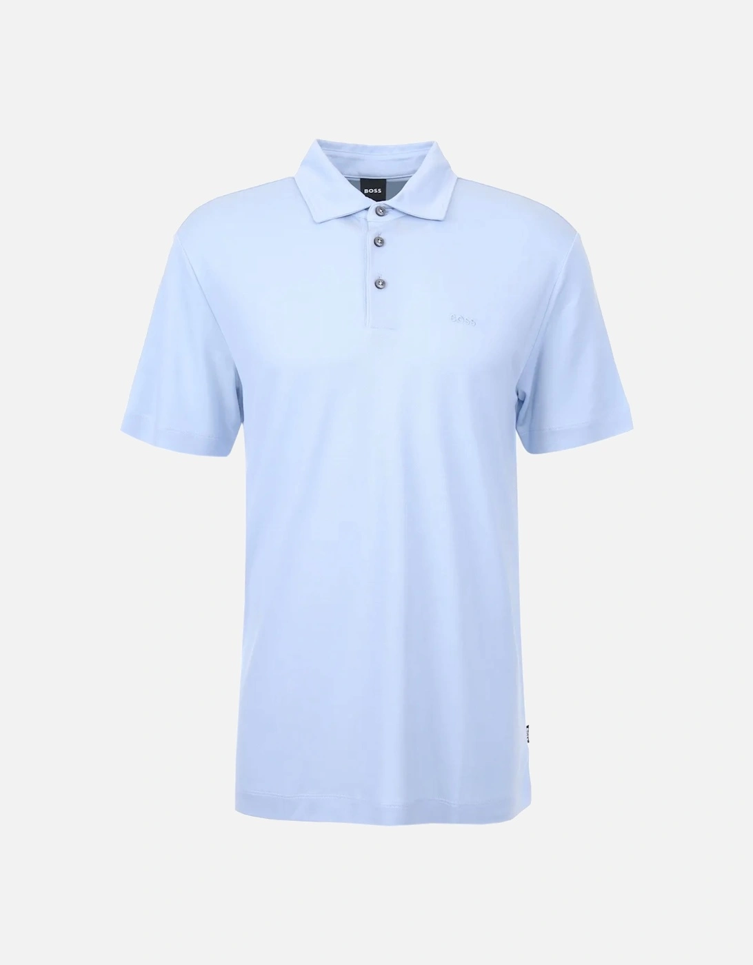 Boss Press 55 Polo Shirt Light Pastel Blue, 4 of 3