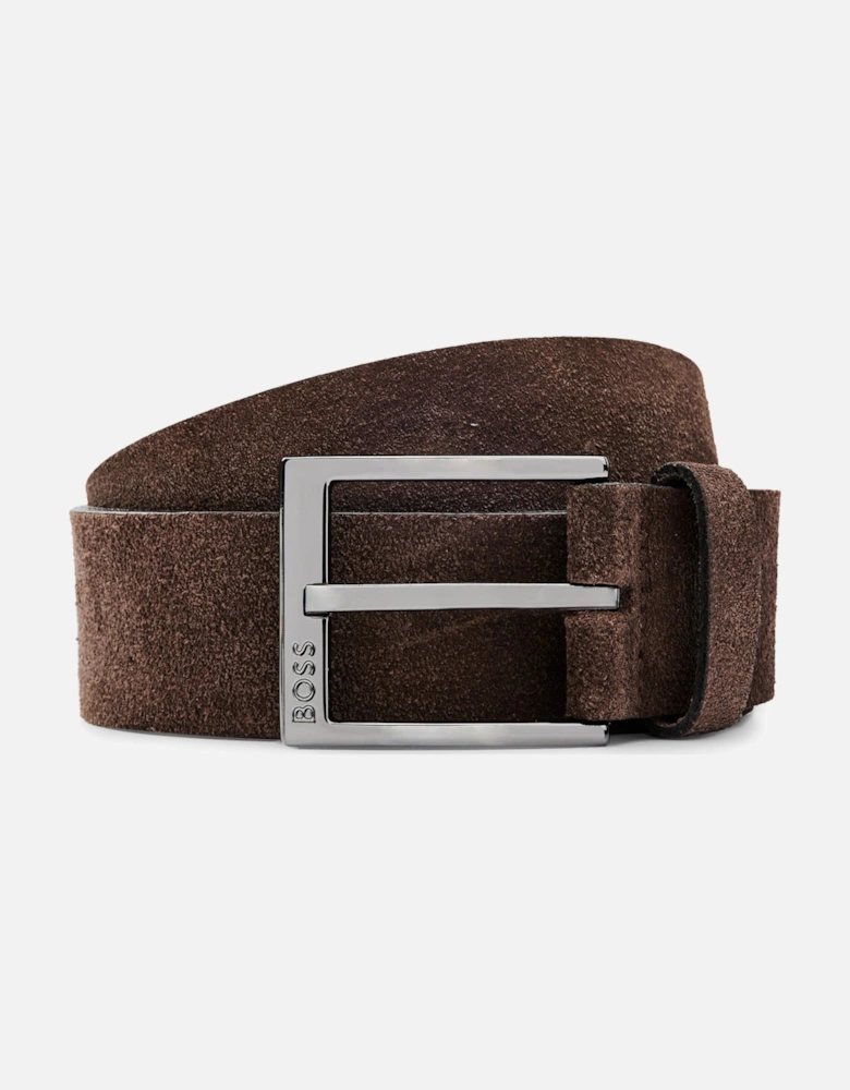 Boss Elloy-g-sd_sz35 Leather Belt Dark Brown