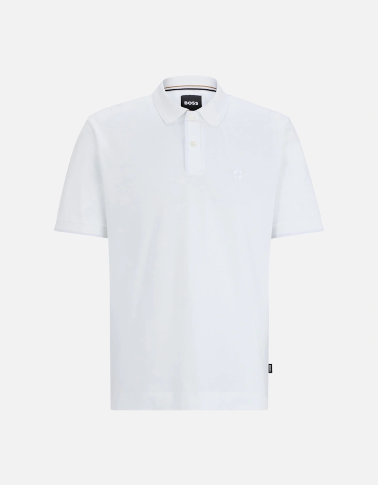 Boss Parlay 210 Polo Shirt White