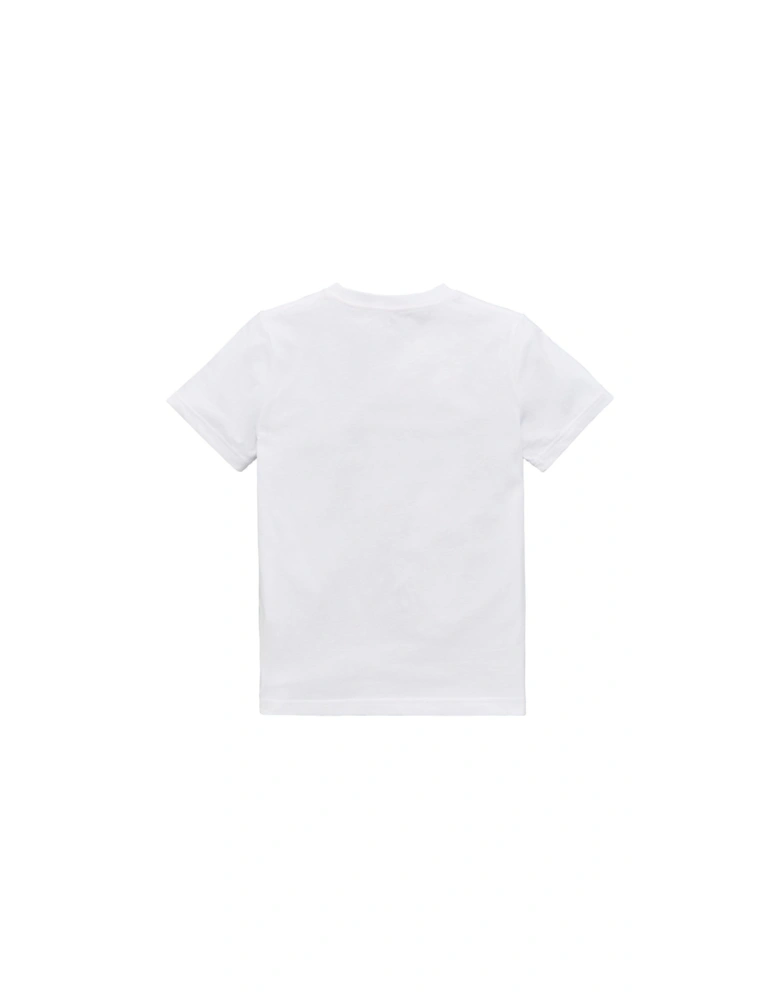 Junior Boys Chuck Patch T-Shirt - White