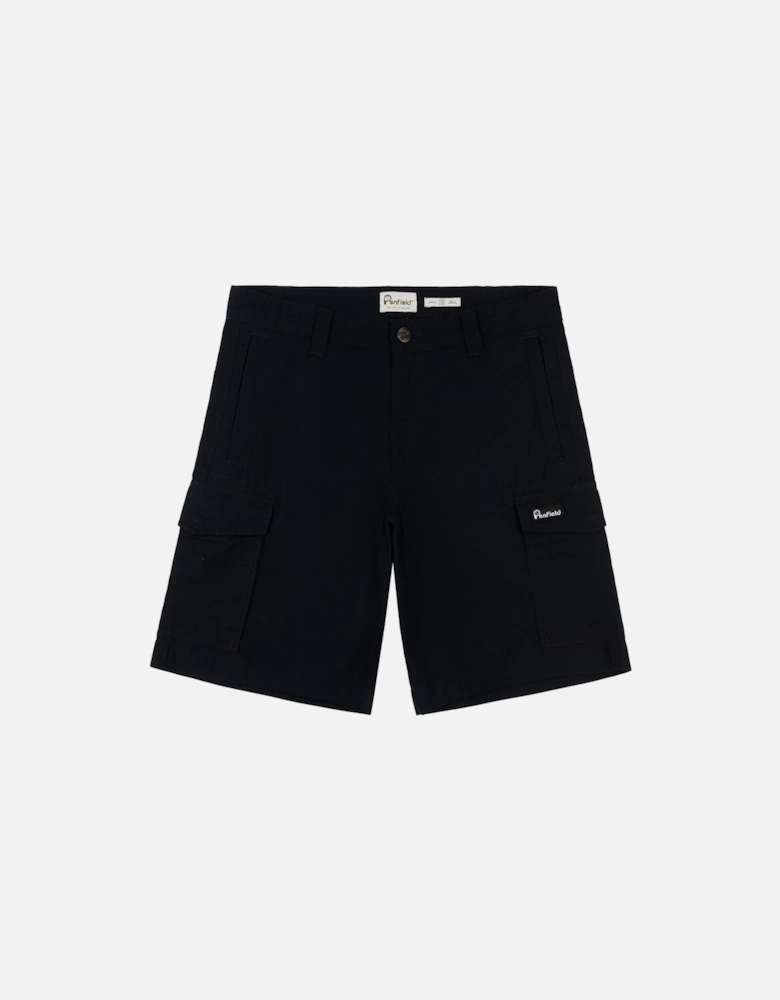 Mens P Beare Cargo Shorts (Black)