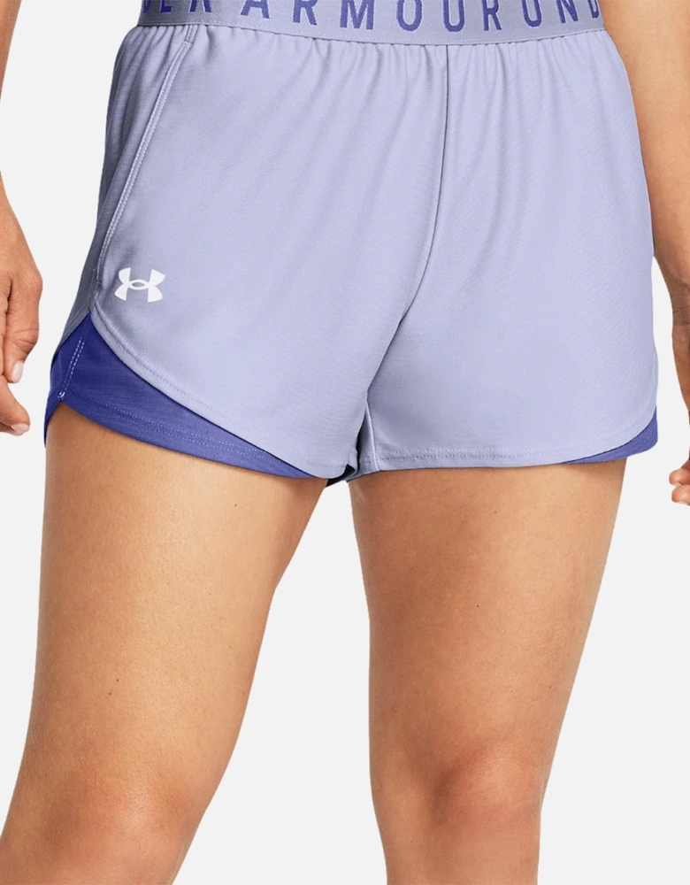 Womens Play Up Shorts 3.0 (Celeste Blue)