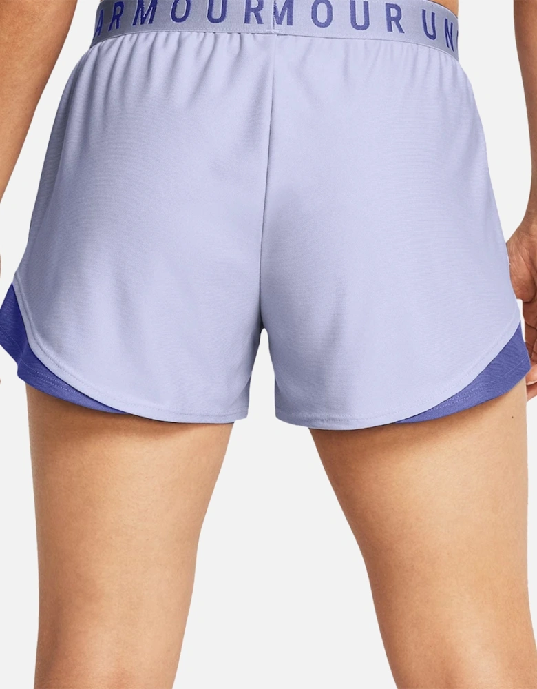 Womens Play Up Shorts 3.0 (Celeste Blue)