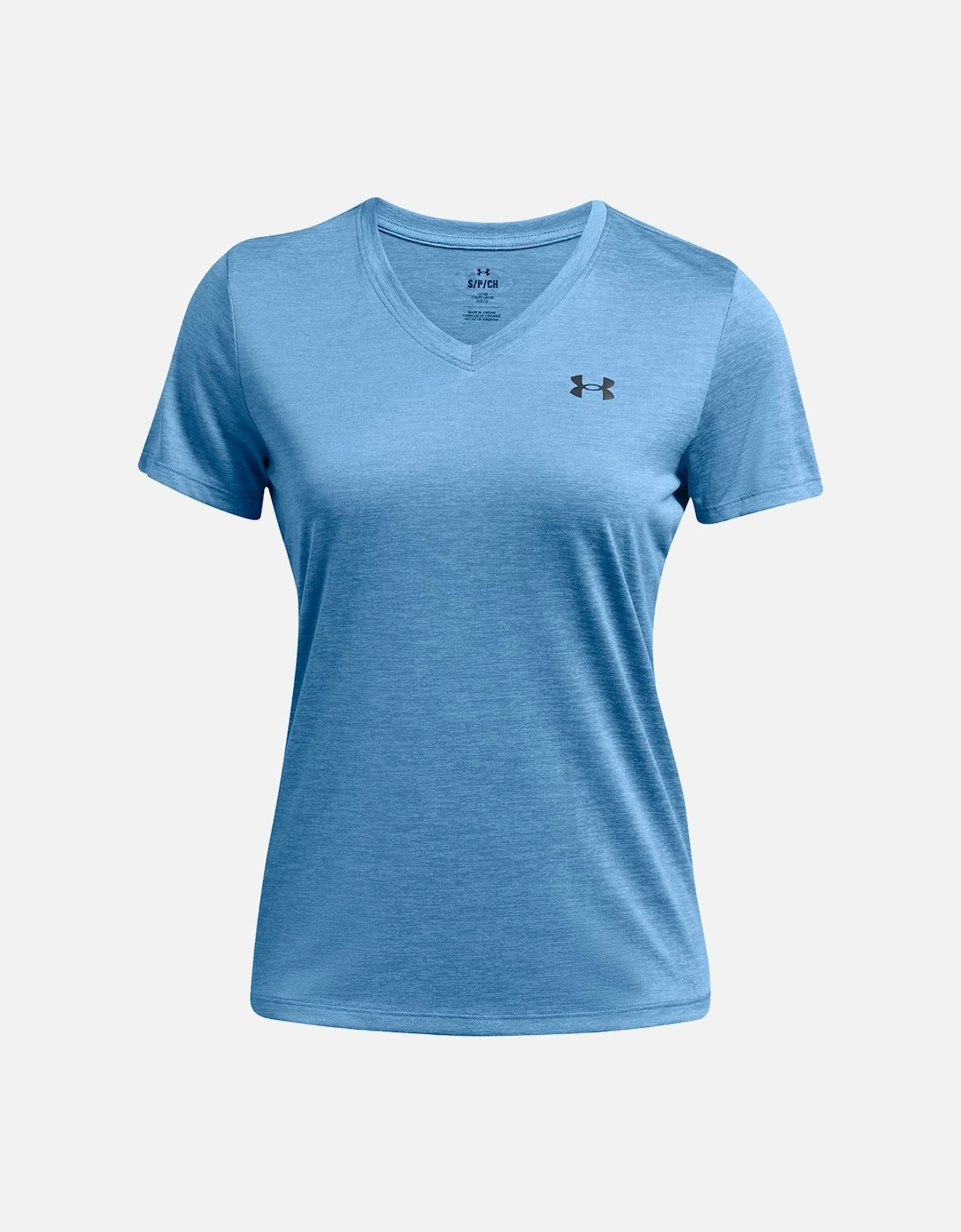 Womens Tech Twist V-Neck T-Shirt (Blue), 5 of 4