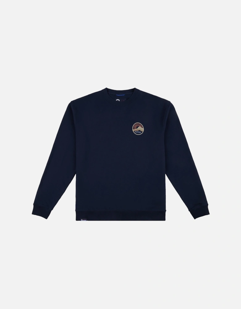 Mens Circle Mountain Sweatshirt (Navy)