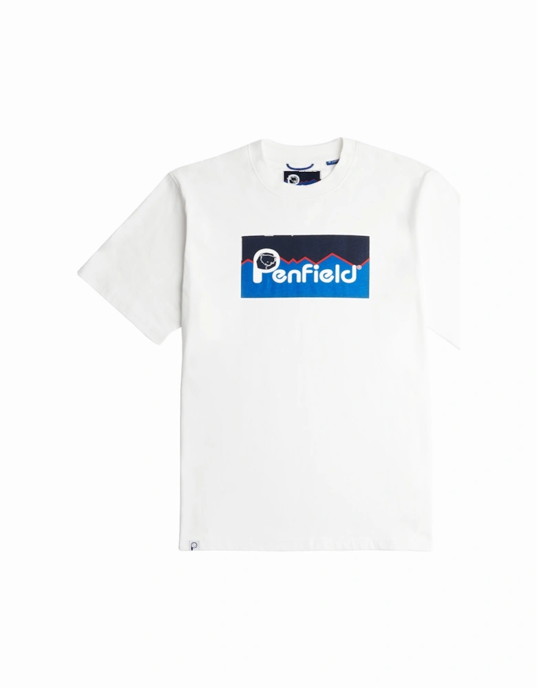 Mens Original Large Logo T-Shirt (White)