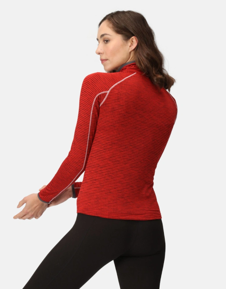 Womens Ladies Yonder Half Zip Long Sleeve Moisture Wicking Top