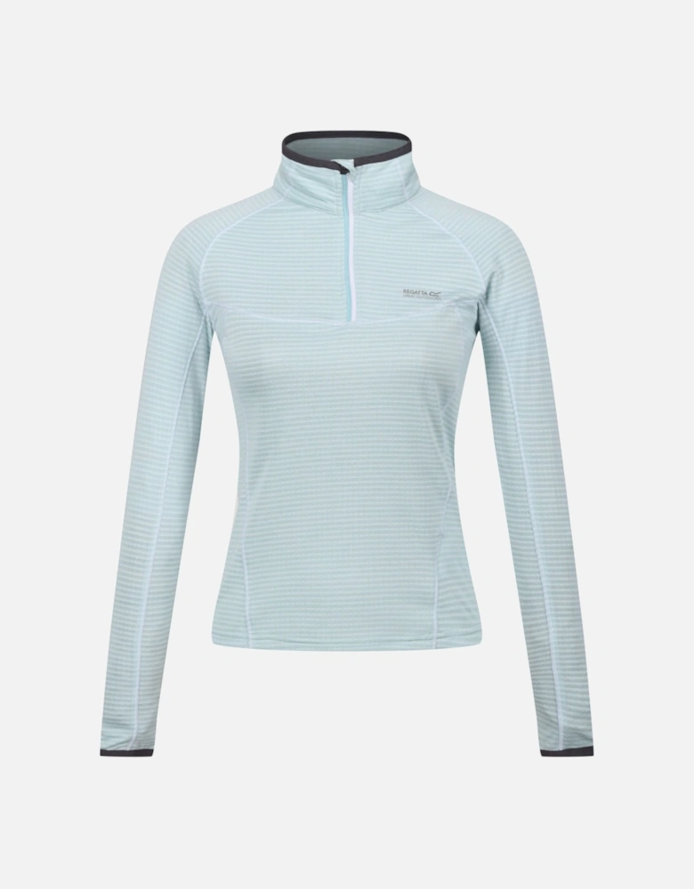 Womens Ladies Yonder Half Zip Long Sleeve Moisture Wicking Top