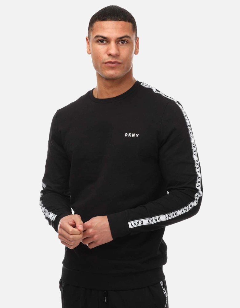 Mens Flames Long Sleeve Lounge Top