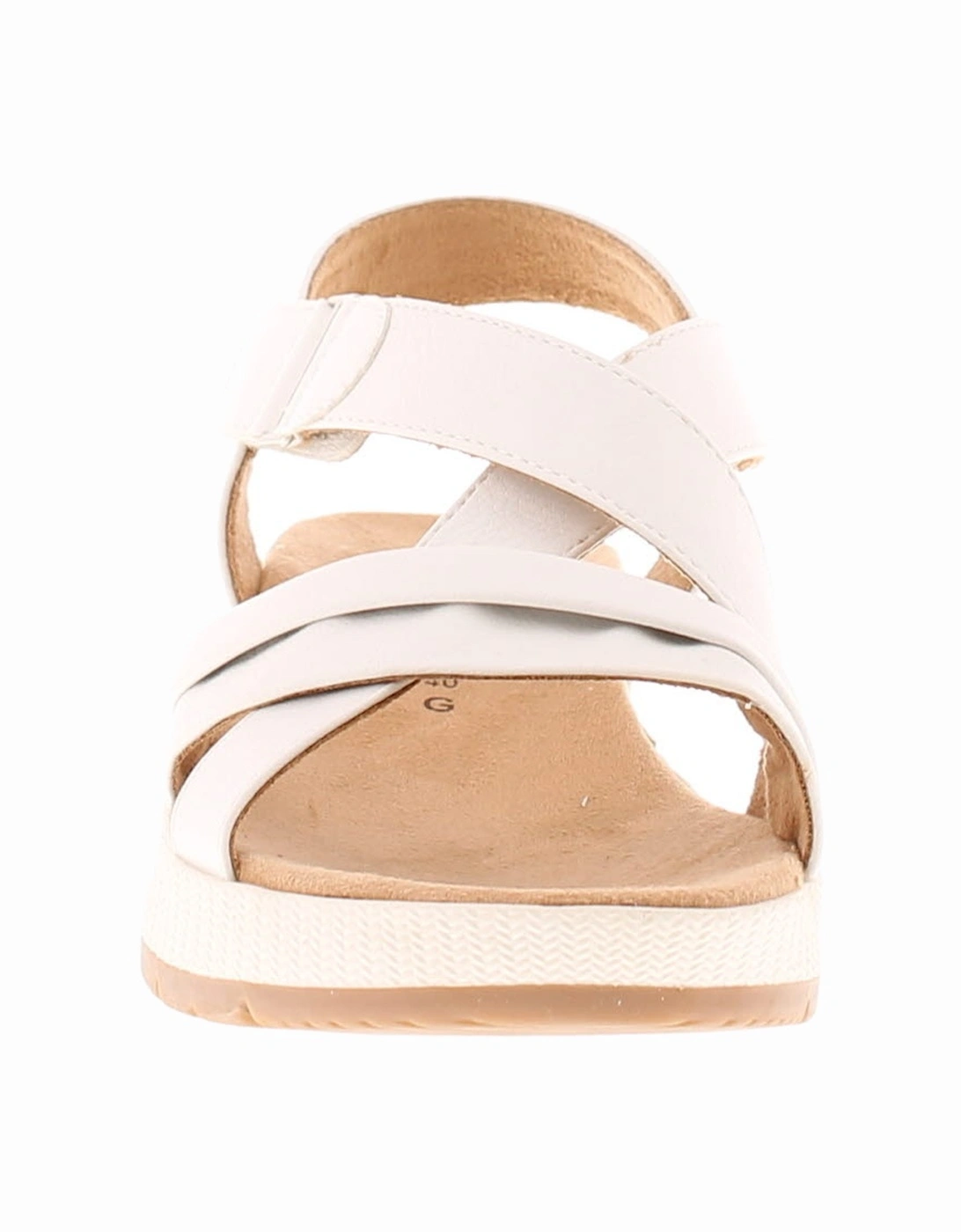 Womens Wedge Sandals Reply Touch Fastening white UK Size